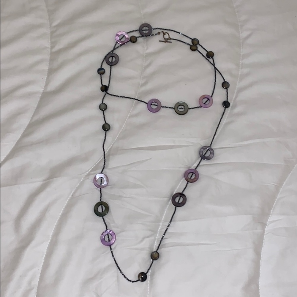 Long funky necklace